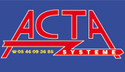 Logo Acta Système - Entreprise vente alarme Ile de Ré